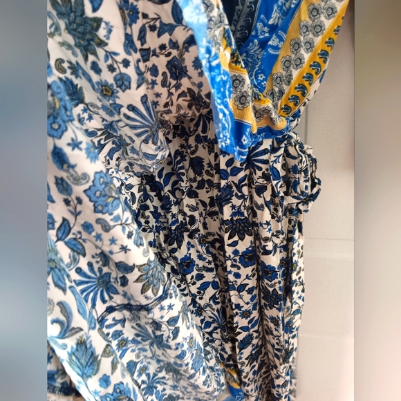 Cato Wrap Dress with Ruffle Feature and Belt - Picture 5 of 10